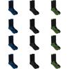 imageDickies Mens DriTech Original Moisture Control Crew Socks Available in MXXL 6 12 18 PairsBlack Bright 12 Pairs