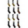imageDickies Mens DriTech Original Moisture Control Crew Socks Available in MXXL 6 12 18 PairsBlue Assort 12 Pairs