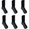 imageDickies Mens DriTech Original Moisture Control Crew Socks Available in MXXL 6 12 18 PairsComfort Widetop Black 6 Pairs