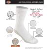 imageDickies Mens DriTech Original Moisture Control Crew Socks Available in MXXL 6 12 18 PairsCopper White 6 Pairs