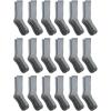 imageDickies Mens DriTech Original Moisture Control Crew Socks Available in MXXL 6 12 18 PairsGray 18 Pairs