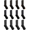 imageDickies Mens DriTech Original Moisture Control Crew Socks Available in MXXL 6 12 18 PairsHeathered Colors 12 Pairs