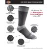 imageDickies Mens Dritech Moisture Control Max Full Cushion Crew Socks Available in MXL 6 12 PairsCharcoal 6 Pairs