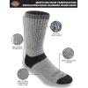 imageDickies Mens Dritech Moisture Control Max Full Cushion Crew Socks Available in MXL 6 12 PairsWool Blend Black 6 Pairs