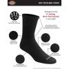 imageDickies Mens Dritech Moisture Control Midcrew Comfort Length Socks Available in Mxl 6 12 PairsComfort Length Black Solid 12 Pairs