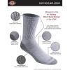 imageDickies Mens Dritech Moisture Control Midcrew Comfort Length Socks Available in Mxl 6 12 PairsComfort Length Grey 12 Pairs