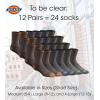 imageDickies Mens Dritech Moisture Control Midcrew Comfort Length Socks Available in Mxl 6 12 PairsComfort Length Tipped 12 Pairs