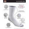 imageDickies Mens Dritech Moisture Control Midcrew Comfort Length Socks Available in Mxl 6 12 PairsComfort Length White 6 Pairs
