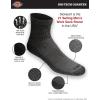 imageDickies Mens Dritech Moisture Control Quarter Socks Available in MXXL 6 12 18 PairsCharcoal 6 Pairs