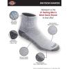 imageDickies Mens Dritech Moisture Control Quarter Socks Available in MXXL 6 12 18 PairsGrey 12 Pairs