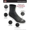 imageDickies Mens Dritech Moisture Control Quarter Socks Available in MXXL 6 12 18 PairsGreyBlueBrown 6 Pairs