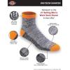 imageDickies Mens Dritech Moisture Control Quarter Socks Available in MXXL 6 12 18 PairsHivis Orange Black 6 Pairs