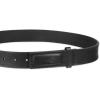 imageDickies Mens Leather Mechanic NoScratch Work Belt  Buckleless SnapOn BeltBlack