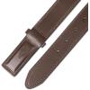 imageDickies Mens Leather Mechanic NoScratch Work Belt  Buckleless SnapOn BeltBrown