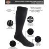 imageDickies Mens Light Compression Comfort OverTheCalf Socks Available in MXXL 2 4 PairsSolid Black 4 Pairs