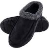 imageDickies Mens Perforated Closed Back Memory Foam Slippers  IndoorOutdoor Sole Machine WashableBlack