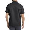 imageDickies Mens ShortSleeve Flex Work Shirt Slim FitBlack V1