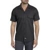 imageDickies Mens ShortSleeve Flex Work Shirt Slim FitBlack V1