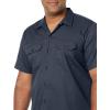 imageDickies Mens ShortSleeve Flex Work Shirt Slim FitCharcoal V1