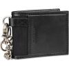 imageDickies Mens Slim Everyday Leather Bifold Chain WalletBlack  Detachable Card Case