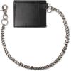 imageDickies Mens Slim Everyday Leather Bifold Chain WalletBlack  Detachable Card Case