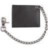 imageDickies Mens Slim Everyday Leather Bifold Chain WalletPebbled Black
