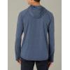 imageDickies Mens Tempiq Long Sleeve Performance Sun ShirtDark Navy Heather