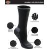 imageDickies Womens DriTech Essential Moisture Control Crew SocksBlack Assorted 12 Pairs