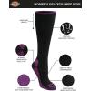 imageDickies Womens DriTech Essential Moisture Control Crew SocksKneehi Black Assort 6 Pairs