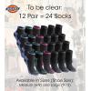 imageDickies Womens Dritech Moisture Wicking Quarter Socks Available in Ml 6 12 PairsBlack Assorted 12 Pairs