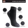 imageDickies Womens Dritech Moisture Wicking Quarter Socks Available in Ml 6 12 PairsBlack Assorted 12 Pairs