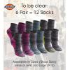 imageDickies Womens Dritech Moisture Wicking Quarter Socks Available in Ml 6 12 PairsBlack Fashion Assorted 6 Pairs