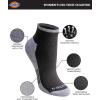 imageDickies Womens Dritech Moisture Wicking Quarter Socks Available in Ml 6 12 PairsBlack With Bluish 6 Pairs