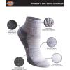 imageDickies Womens Dritech Moisture Wicking Quarter Socks Available in Ml 6 12 PairsWhite Fashion Assorted 6 Pairs