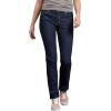 imageDickies Womens Perfect Shape Denim JeanStraight StretchRinsed Indigo Blue