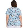 imageDickies Womens Scrub Top Printed VNeck Medical Top with 2 Pockets Snap Tab ampamp Instrument Loops  DK616Wild About Winter
