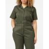 imageDickies Womens Short Sleeve Flex Coverall Moss XSmall