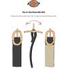 imageDickies Womens TwoinOne Reversible Casual Jean Workwear BeltBlackWhite