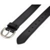 imageDickies womens Casual Leather Jean Workwear Belt With Round Harness BuckleBlack Solid