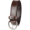 imageDickies womens Casual Leather Jean Workwear Belt With Round Harness BuckleBrown