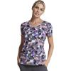 imageDickies EDS Women Scrubs Top VNeck Print DK852Camo Buds