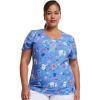 imageDickies EDS Women Scrubs Top VNeck Print DK852Fillings for You