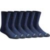 imageDickies Mens Dritech Moisture Control Max Full Cushion Crew Socks Available in MXL 6 12 PairsNavy Marl 6 Pairs
