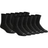 Comfort Length Black Solid (12 Pairs)