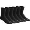 Comfort Length Black Solid (6 Pairs)