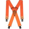 imageDickies Mens Industrial Strength Suspenders  HeavyDuty ClipOn SupportNeon Orange