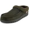 imageDickies Mens Perforated Closed Back Memory Foam Slippers  IndoorOutdoor Sole Machine WashableOlive