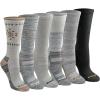 imageDickies Womens Dritech Fashion Moisture Control Crew Socks Available in SXL 5 6 12 PairsGrey Tribal 6 Pairs