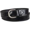 imageDickies womens Casual Leather Jean Workwear Belt With Round Harness BuckleBlack Solid