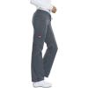imageGen Flex Scrubs for Women Stretch Drawstring Cargo Pants for Women DK100Lt Pewter